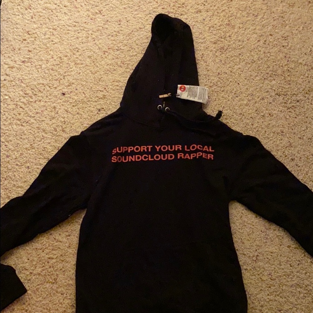 cute black hoodie